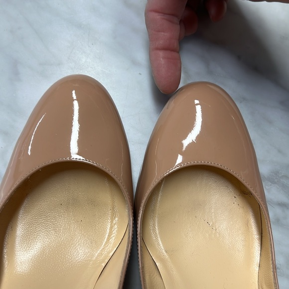 Christian Louboutin Simple Pump 70 in Patent Nude 6248 Size 39.5 - Picture 12 of 14